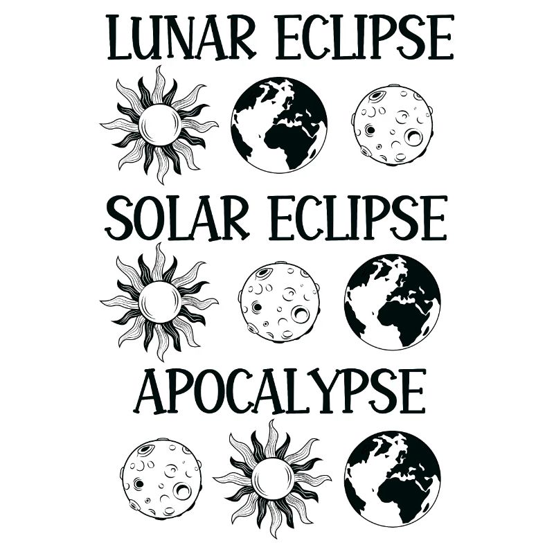 Éclipse lunaire Éclipse solaire Apocalypse