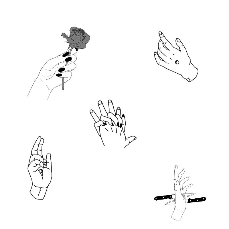 Composition des mains 2