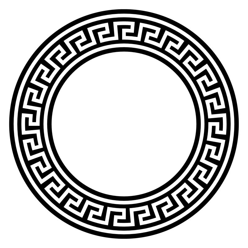 cercle de méandre / cercle Méandre (B, 1c)