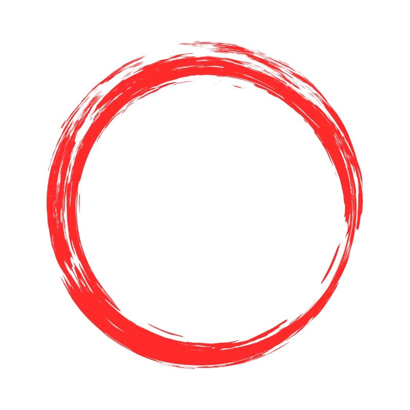 Circle Icon Design Red