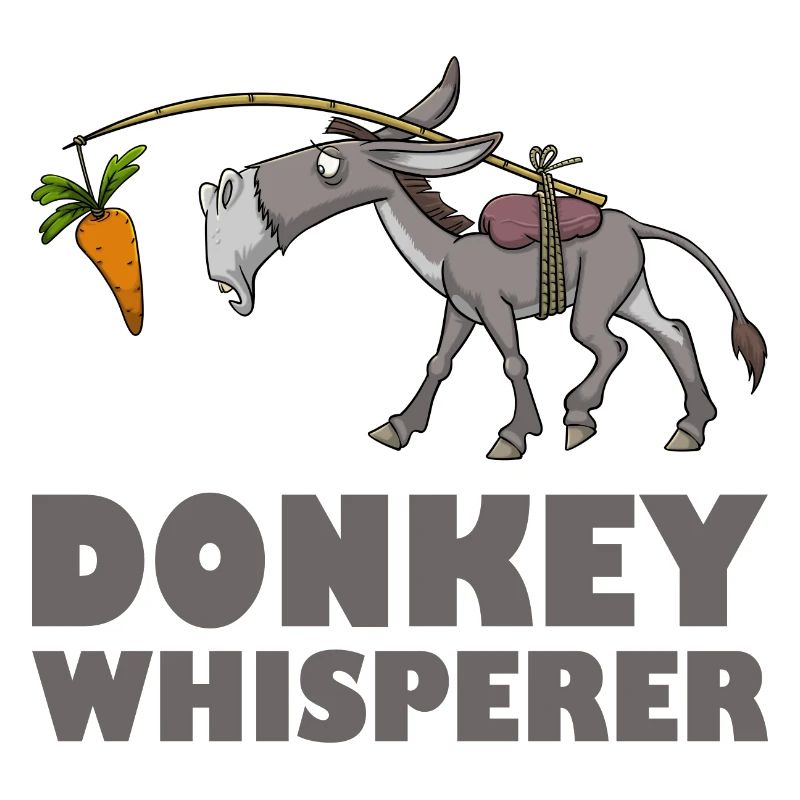 Eselflüsterer Esel Muli Maultier