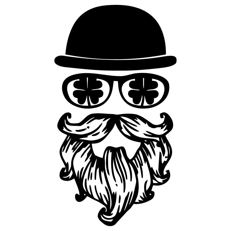 Hipster (anpassbare Farbe)