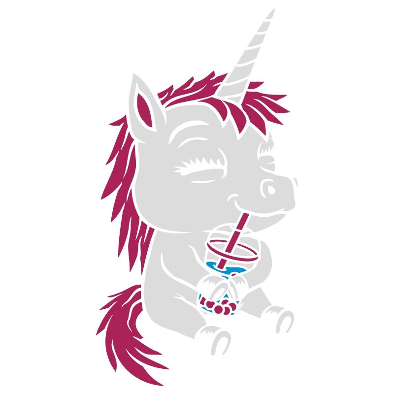 Drink Boba Tea Unicorn