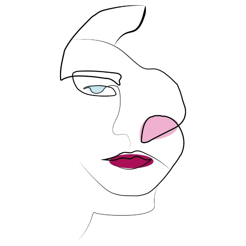 Visage abstrait