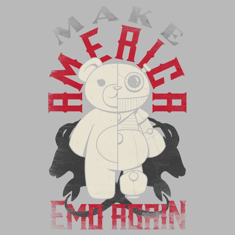 Emoticon Make America Emo Again Emocore Esthétique