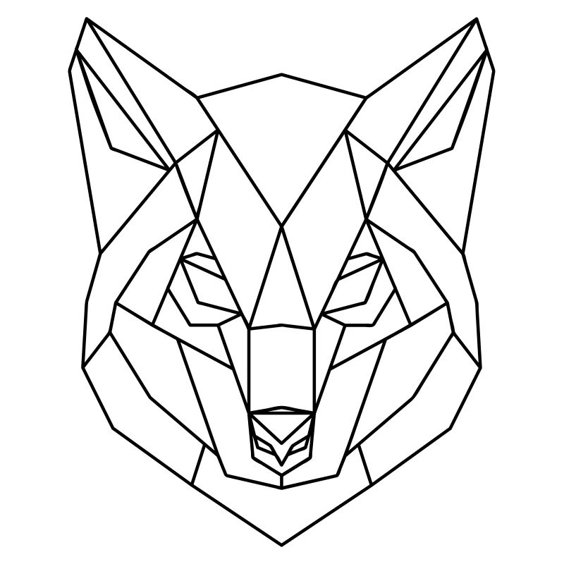 Loup 3D Low Wolf Wolf Polygon Wolf Low 3D