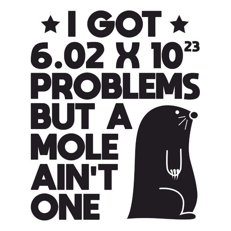 Mole Day Problems Avogadro's Number Gift
