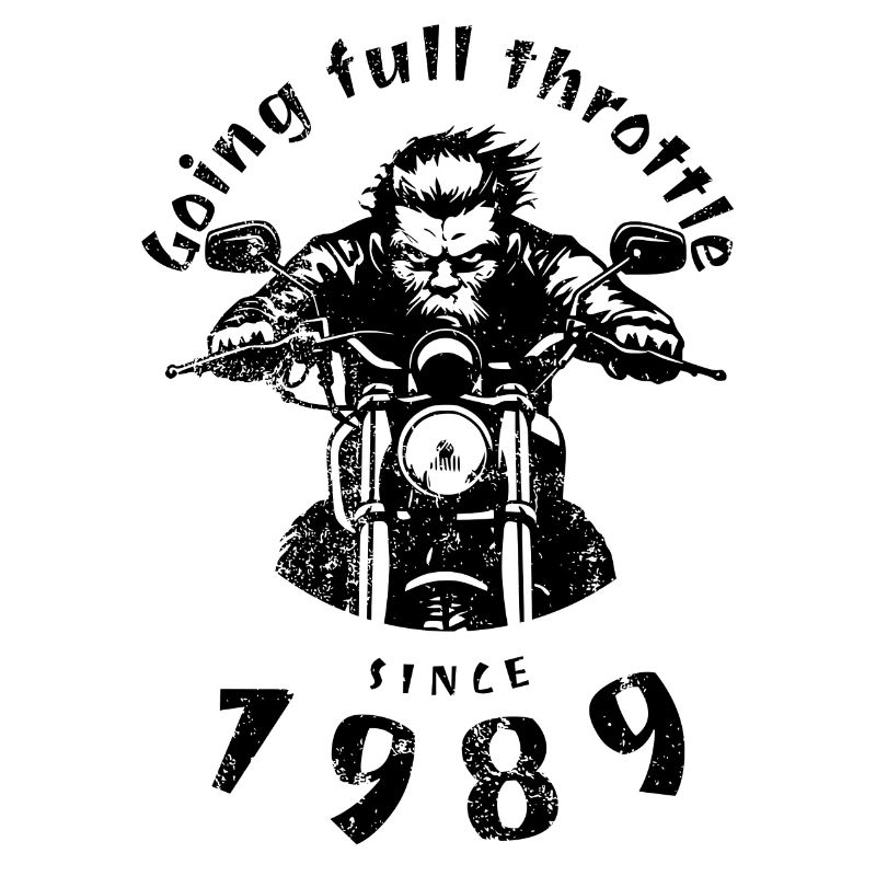 35. Geburtstag Going full throttle since 1989