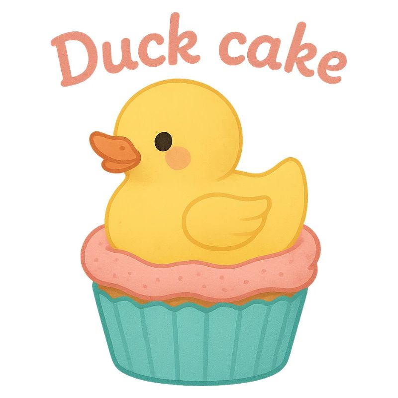 Duck Cake – Süses Entchen auf Cupcake Design mit H