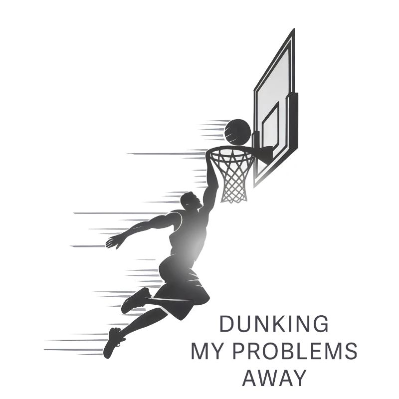 Dunking My Problems Basketball à l’extérieur
