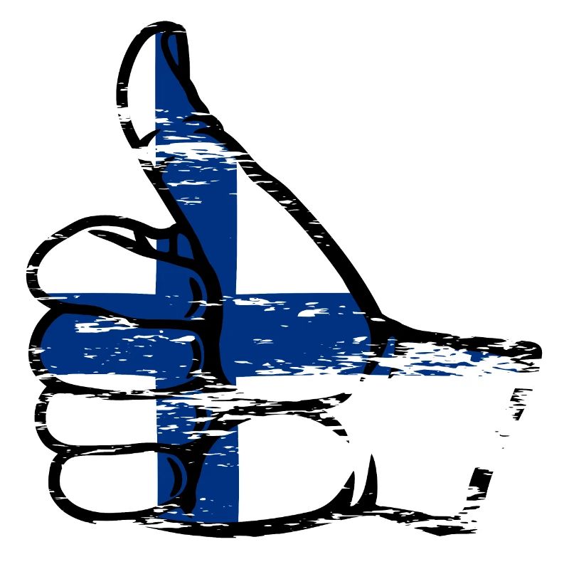 Finlande Drapeau Tout Effacer l’icône utilisée