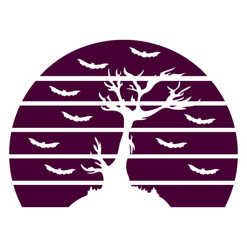 Halloween - Tree - Bats