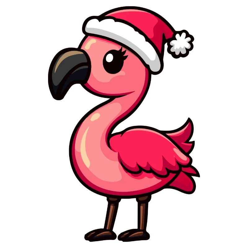 Flamingo Christmas Cute