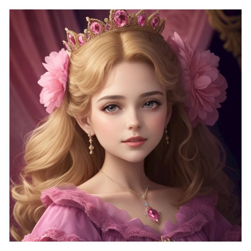 princesse blonde
