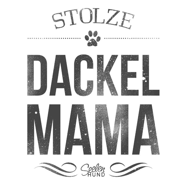 Stolze Dackel-Mama