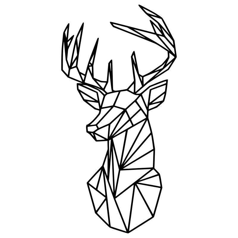 Geometric deer