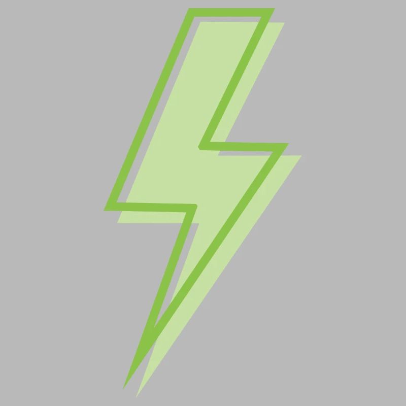 Light green lightning