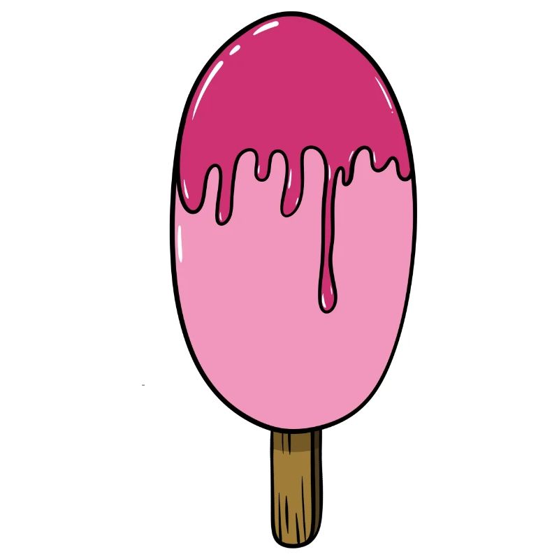 Eis | Pink Eiscreme | Eis am Stiel | Ice Cream