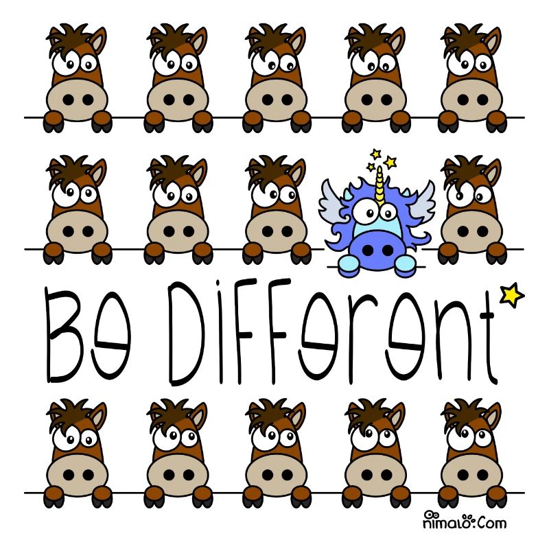Licorne Bleu - Be Different, citations