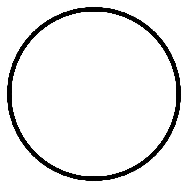 Mathematik Symbol - Kreis