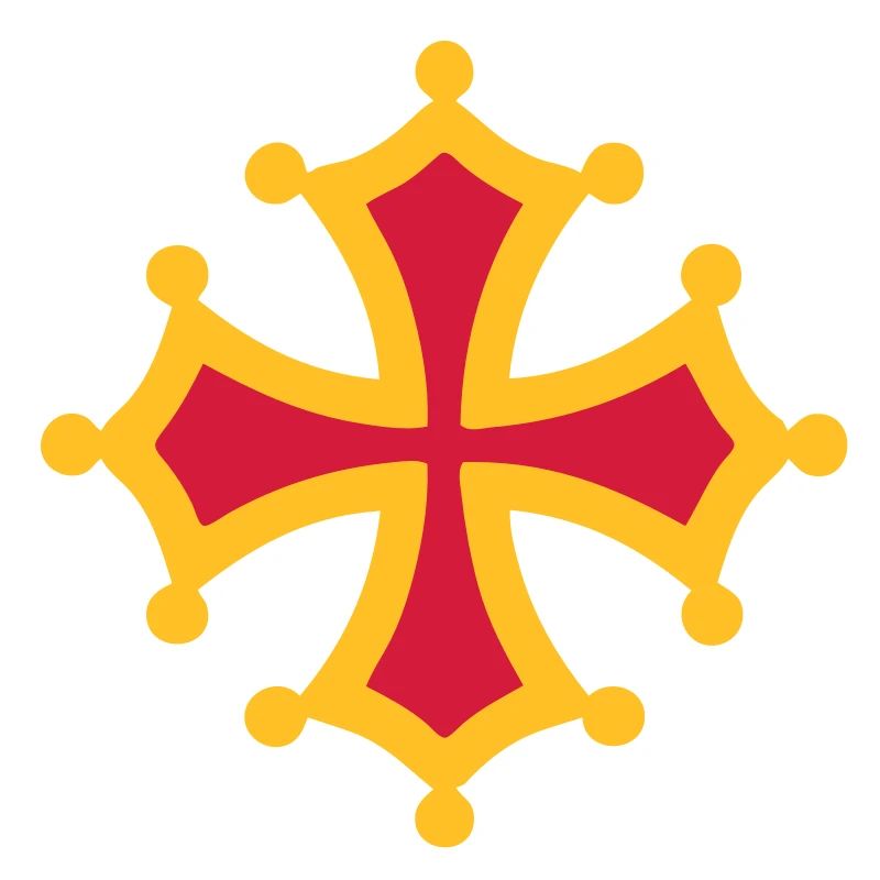 croix occitane graphique vectoriel