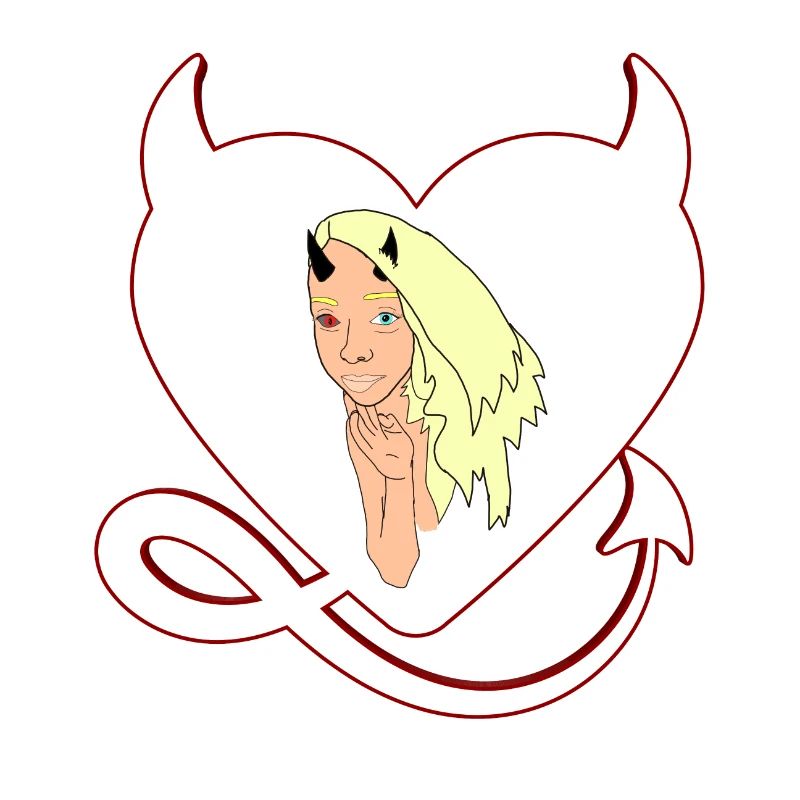 Devil with devil's heart Devil devil's female