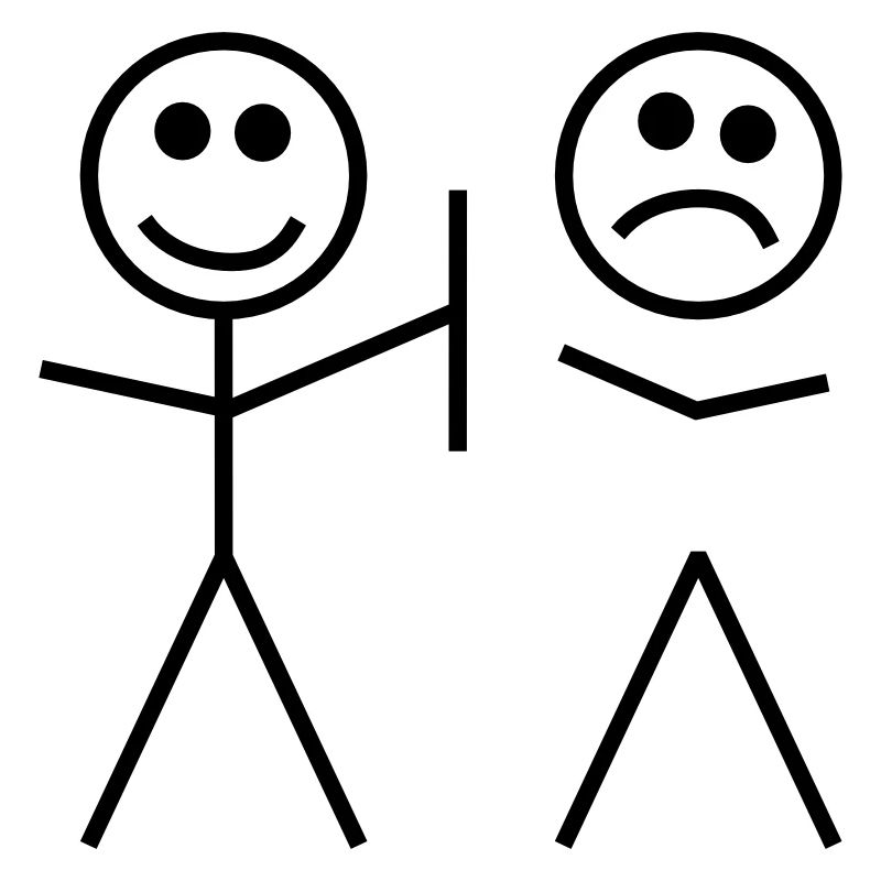 Wicked stick figure humor