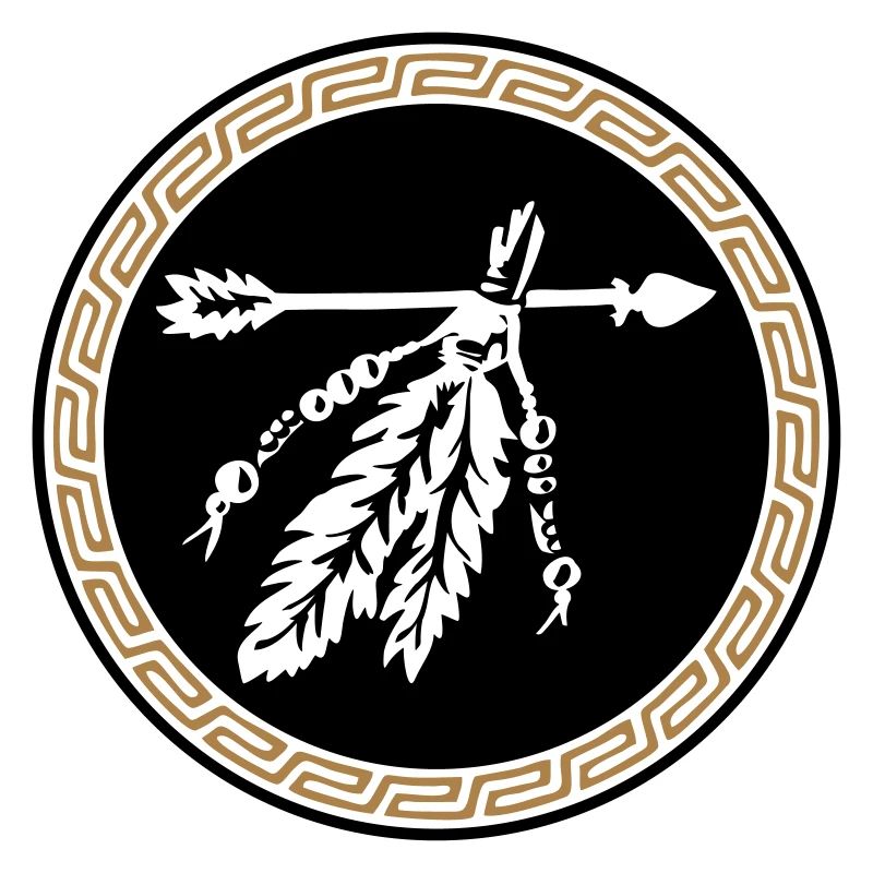 Arrow with feathers, Native American Indian tribes