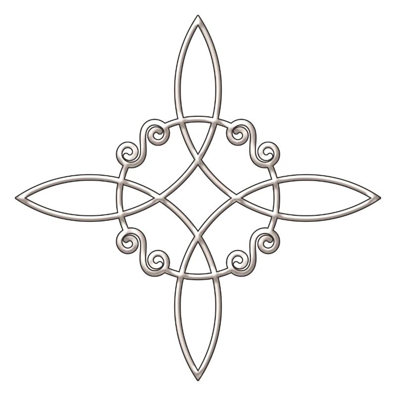 Witch`s Knot, Hexenknoten, Bindet die 4 Elemente