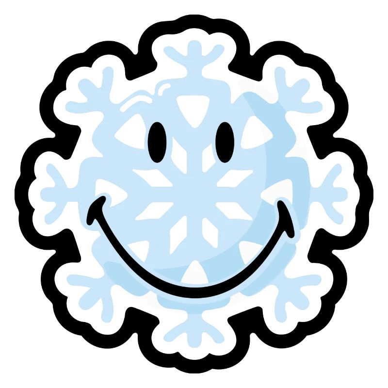 Smiley Snow Flake