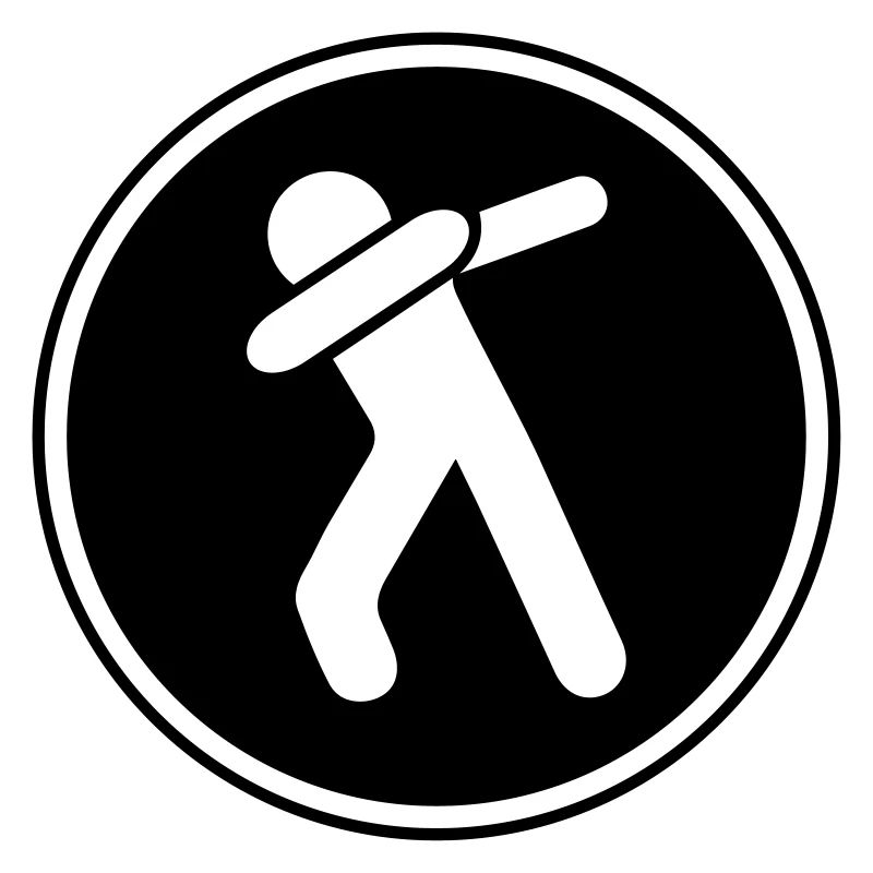 dabbing man icon