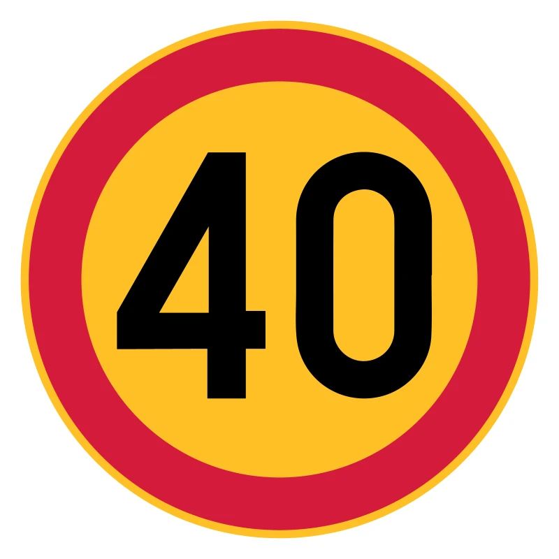 40 limit / speed limit