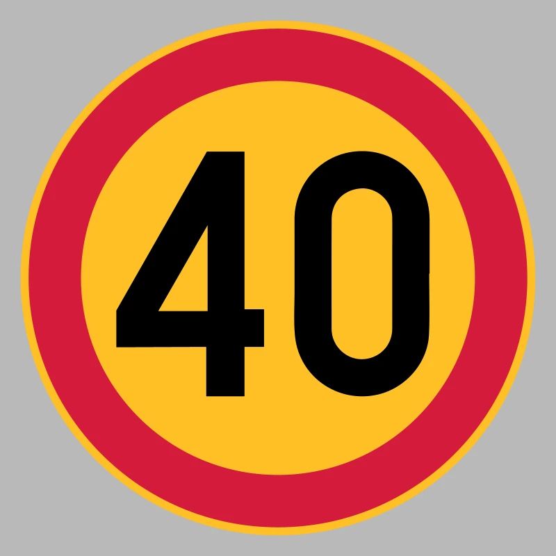 40 limite / limite de vitesse
