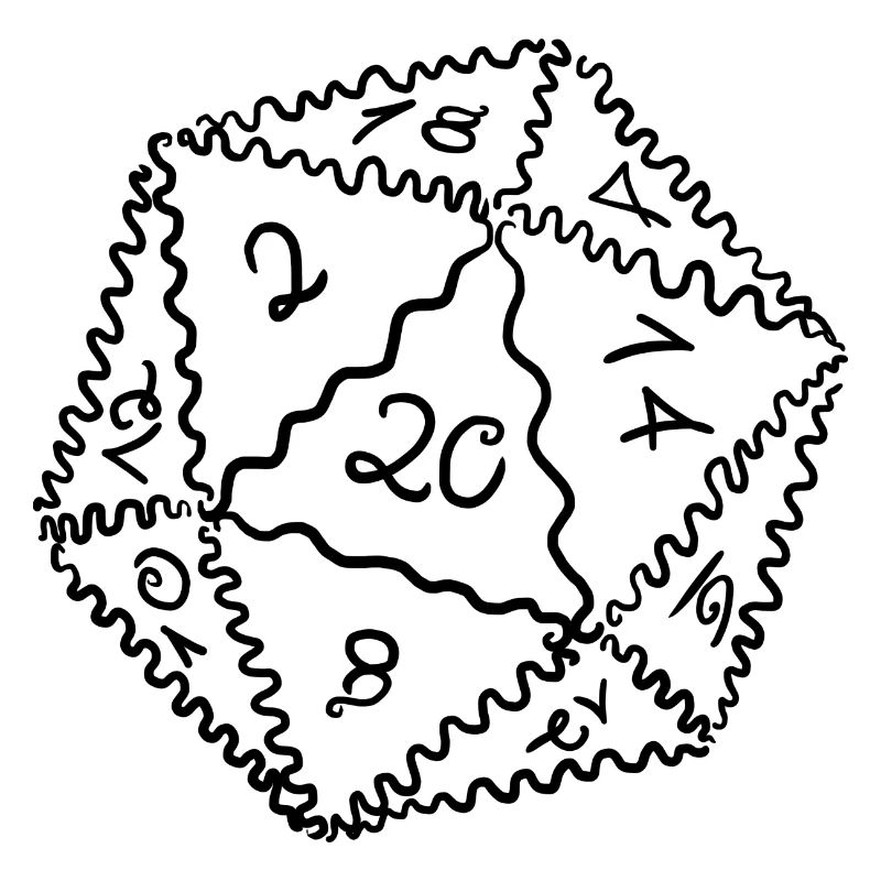 D20 dice