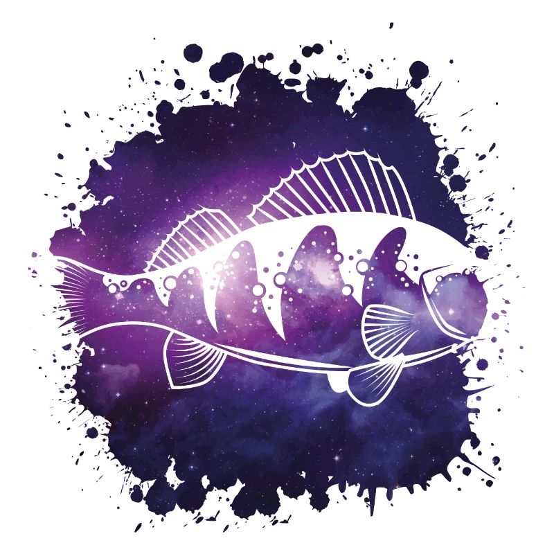 Icône de pêche silhouette perche poisson