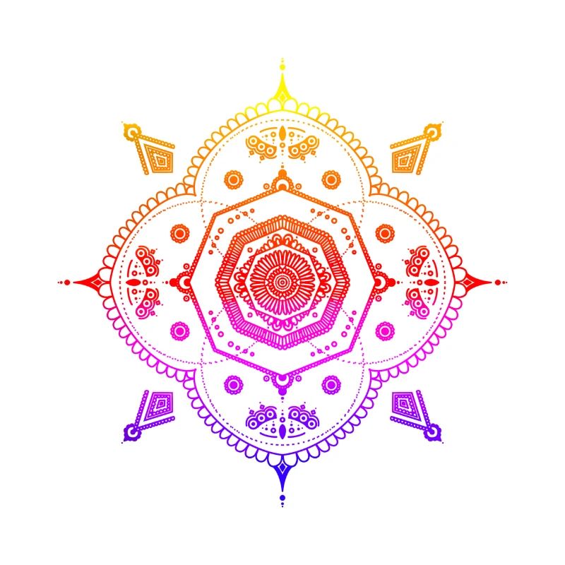 Mandala Boho Mandala Style modèle bohemian