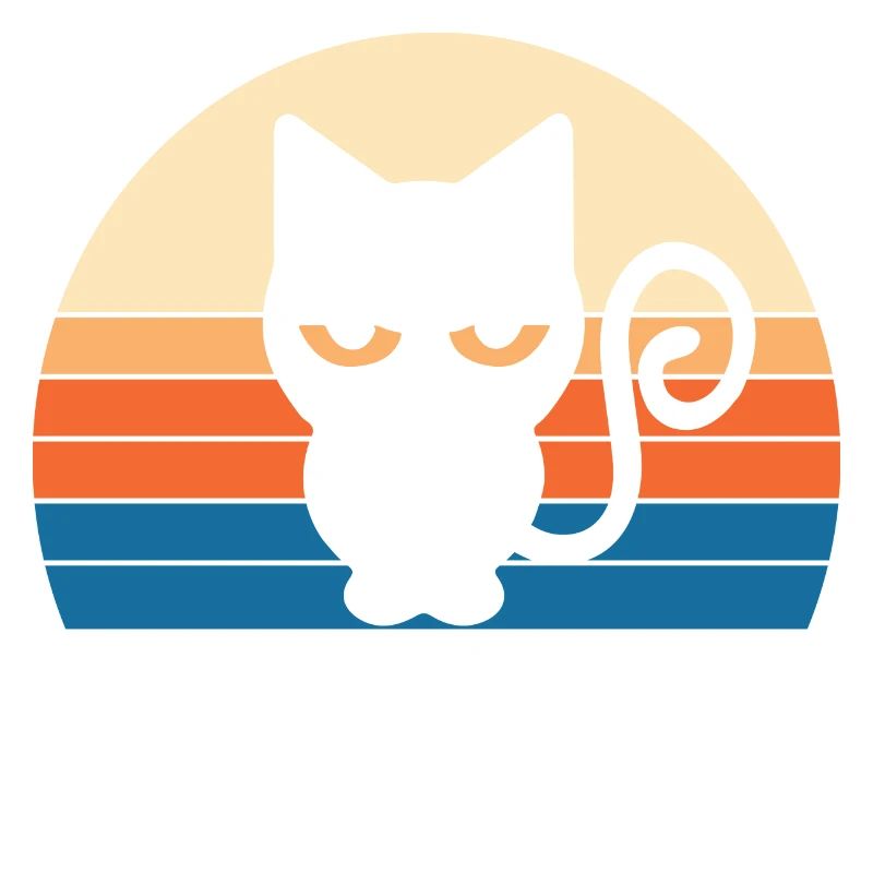 Cat Daddy Retro Vintage Katze