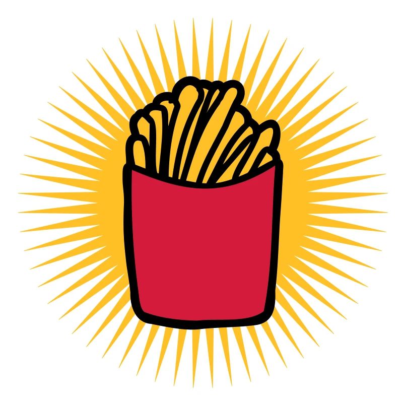 Strahlen Pommes Frites
