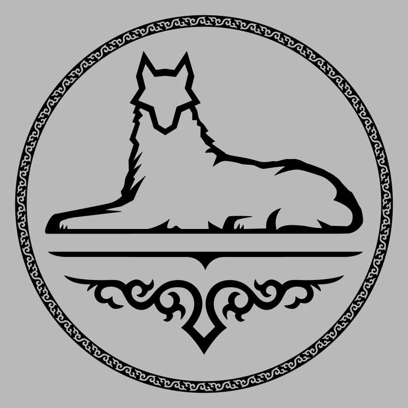 Transparenter Wolf von Ichkeria