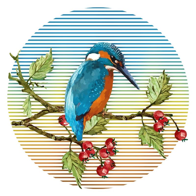 Bunter Vogel