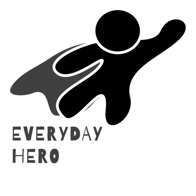 Wenn du auch ein Everyday Hero bist (schwarz/grau)