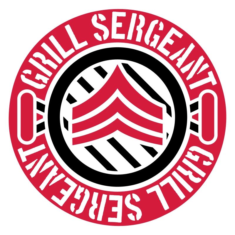 Barbecue Grill Sergeant Stamp