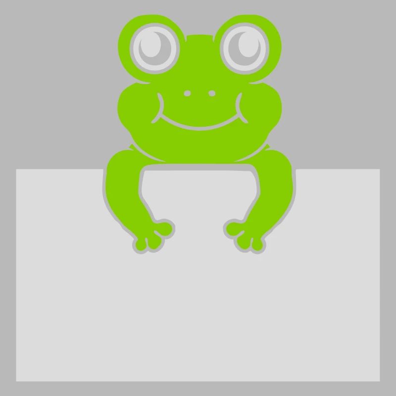 Texte présent Comic Frog