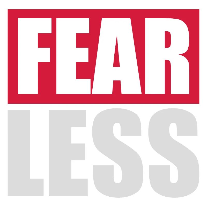 fearless Text Quote Design