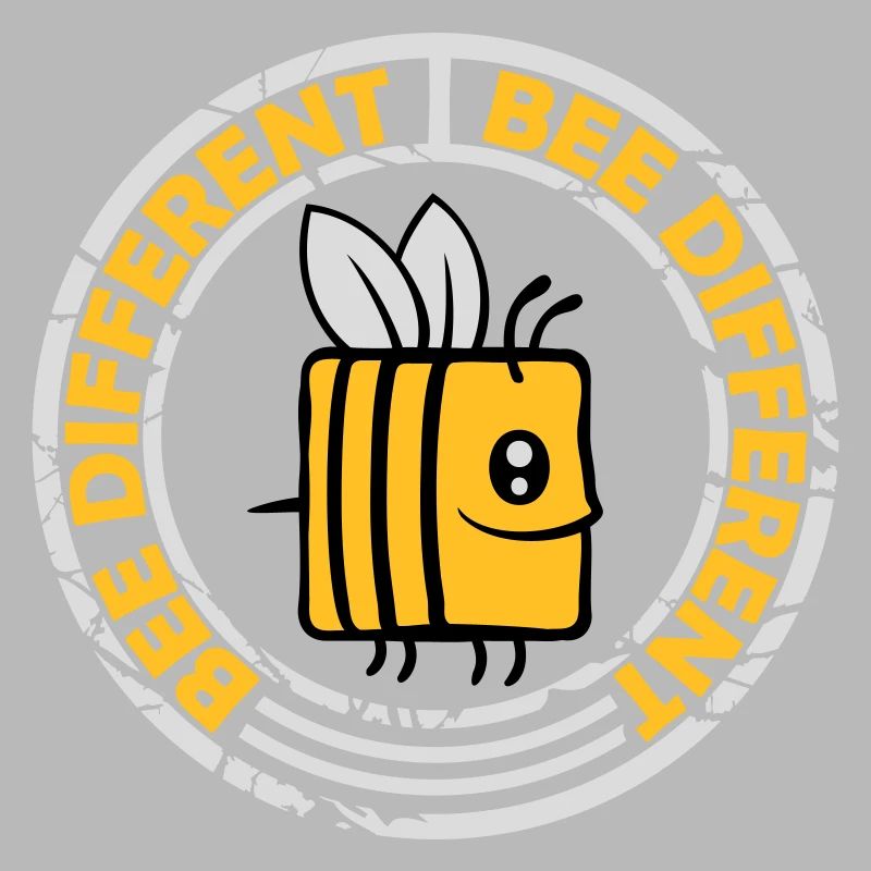 bee different Spruch Zitat