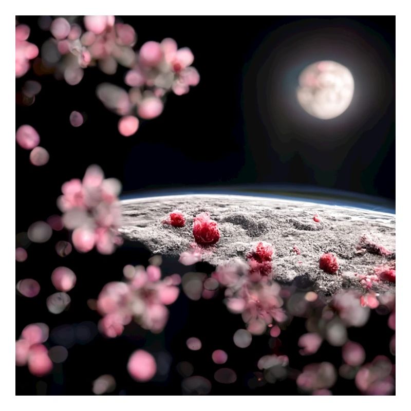 Cherry Tree on the Moon