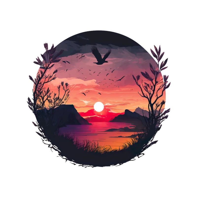 Sunset Birds