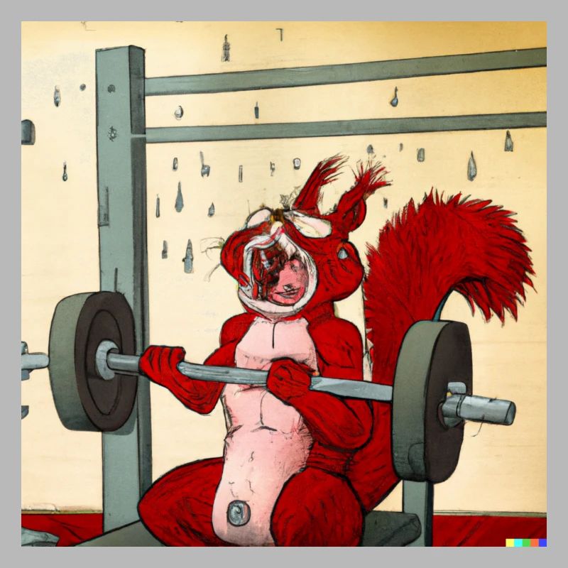SQRRLD - Squirrel's Bench Press Accident 05