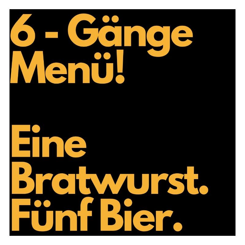 Mallorca - 6 Gänge Menü Eine Bratwurst Fünf Bier