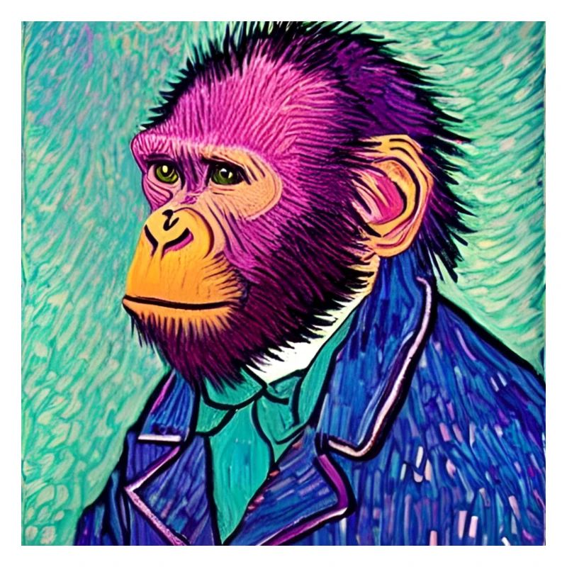 Singe van gogh